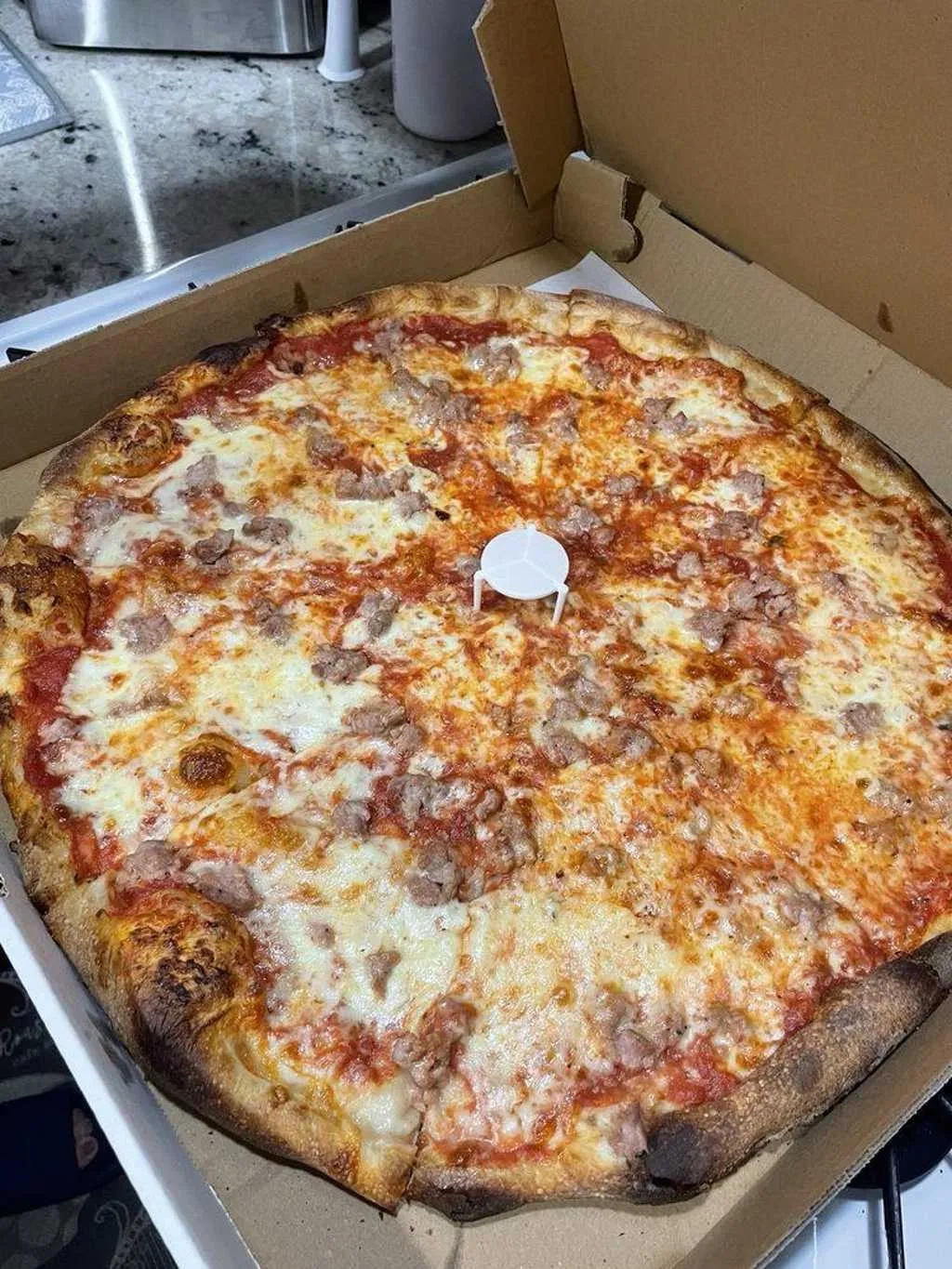 Grandma Rabe Sausage Pizza